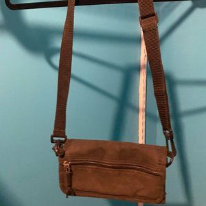 Vintage Tan Sac sport purse brown in color